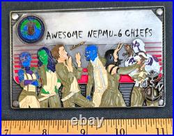 Amazing 4 USN Navy Chiefs Pride CPO Challenge Coin Guardians of the Pacific