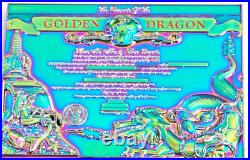 Amazing 6 Navy USN Commemorative Golden Dragon Challenge Coin Metal Plaque OD