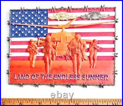 Amazing 6 Navy USN Sailor Pride Challenge Coin Plaque Order of the Sand Sailor