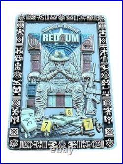 Amazing Red Rum Caribbean Division DEA / PRPD Challenge Coin