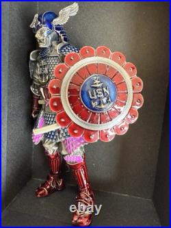 Amazing USN Navy SeniorChief Pride Challenge Coin Japan Samurai CPO MESS E8