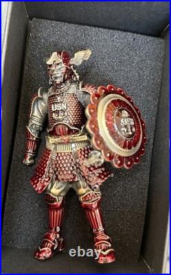Amazing USN Navy SeniorChief Pride Challenge Coin Japan Samurai CPO MESS E8 #38
