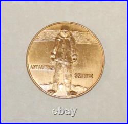 Antarctica OOPERATION DEEP FREEZE Service 1990-91 Navy Air Force Challenge Coin