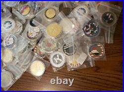 Army Marines Air Force Navy Mixed Armed Forces Military Challenge Coin Lot of 85
