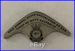 Australian Royal Navy Vice Admiral David Shackleton Ao Ran Chief of Navy Coin R4