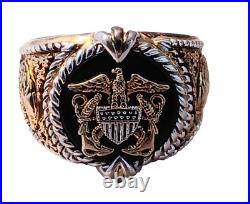 Authentic Bradford Exchange US Navy Honor, Courage & Commitment Ring size 13 Authentic Bradford Exchange US Navy Honor, Courage & Commitment Ring size 13