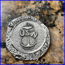 Authentic Naval Special Warfare Group 3 Chief's Mess SEAL Navy Challenge Coin #d