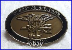 Authentic Navy Seal Team Five 5 Iraq Ond New Dawn Norfolk Rare Challenge Coin
