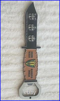 Authentic Navy Sere West Warner Springs Survival Training Rare Challenge Coin