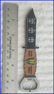 Authentic Navy Sere West Warner Springs Survival Training Rare Challenge Coin