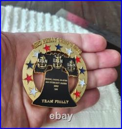 Authentic Nrd Rhilly Navy Recruiting District Philadelphia Rare Challenge Coin