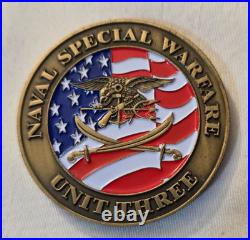 Authentic US Navy SEAL Naval Special Warfare Unit Three CTF-561 Challenge Coin