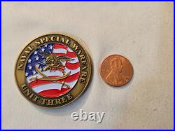 Authentic US Navy SEAL Naval Special Warfare Unit Three CTF-561 Challenge Coin
