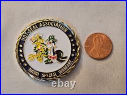 Authentic US Navy UDT-SEAL Association Naval Special Warfare NSW Challenge Coin