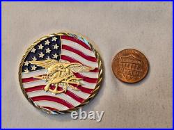 Authentic US Navy UDT-SEAL Association Naval Special Warfare NSW Challenge Coin
