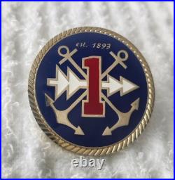Authentic Us Navy Amphibious Squadron 1 (phibron 1) San Diego Ca Challenge Coin