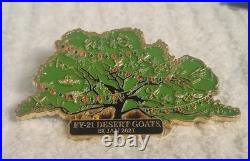 Authentic Us Navy Desert Goats Fy-21 28 Jan 21 Special Rare Challenge Coin