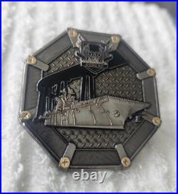 Authentic Us Navy Lhd 8 Uss Makin Island Naval Base San Diego Challenge Coin