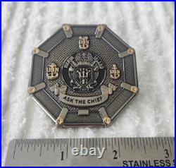 Authentic Us Navy Lhd 8 Uss Makin Island Naval Base San Diego Challenge Coin