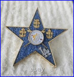 Authentic Us Navy Usn Recruiting District Los Angeles La Pacific Challenge Coin