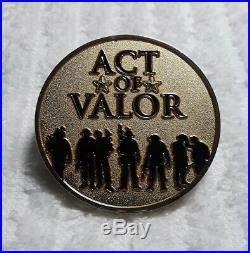 Authentic Us United States Navy Seals Act Of Valor Ft. Bragg Rare Challenge Coin