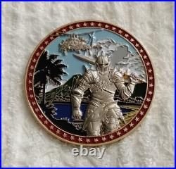 Authentic Usn Helicopter Sea Combat Sqdn Hsc-25 Guam Ms-60s Rare Challenge Coin