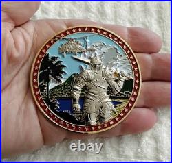 Authentic Usn Helicopter Sea Combat Sqdn Hsc-25 Guam Ms-60s Rare Challenge Coin
