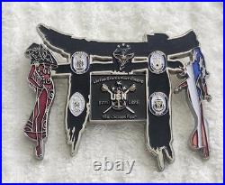 Authentic Usn Mcmron-7 Uss Patriot Chief Warrior Japan Rare Challenge Coin