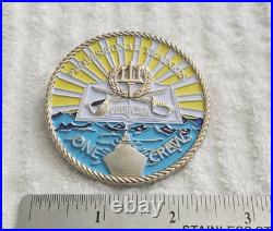 Authentic Usn Naval Warfare Trainers Instructors Rare Challenge Coin
