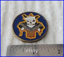 Authentic Usn Navy Navelsg Combat Armory Kuwait Oif Oef Ond Rare Challenge Coin