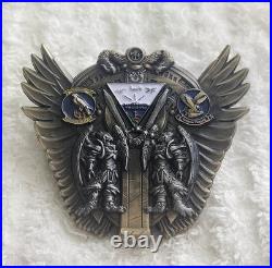 Authentic Usn Tacgru 1 Tactical Air Control Group San Diego Rare Challenge Coin