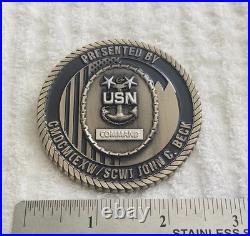 Authentic Usn Task Force 56 Navy Expeditionay Combat Forces Rare Challenge Coin