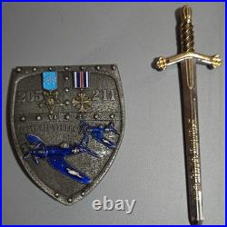 Authentic Usn Uss Thomas Hudner Ddg-116 Vf-32 Ns Mayport Fl Rare Challenge Coin