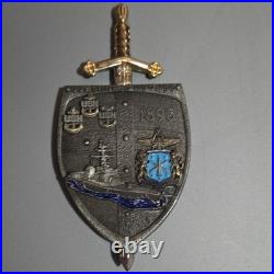 Authentic Usn Uss Thomas Hudner Ddg-116 Vf-32 Ns Mayport Fl Rare Challenge Coin