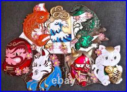 Awesome 10 USN Navy FCPOA Pride 7pc Set Challenge Coin Puzzle Japan FDNF