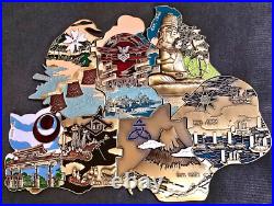 Awesome 10 USN Navy FCPOA Pride 7pc Set Challenge Coin Puzzle Japan FDNF
