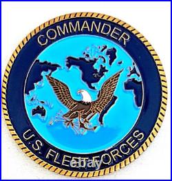 Awesome 1.5 USN Navy Flag Commander Award BZ Challenge Coin ADM Roughead USFF