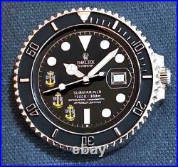 Awesome 1.5 USN Navy Submarine Chiefs Pride CPO Challenge Coin Diver Watch