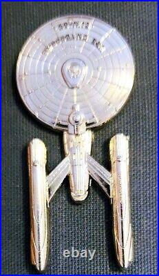 Awesome 2.5 Navy USN Chief CPO Challenge Coin USS Enterprise (CVN-65) Star Trek