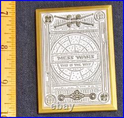 Awesome 2.5 Navy USN Chiefs Pride CPO Challenge Coin Mess Wars JarJar Rare