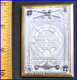 Awesome 2.5 Navy USN Chiefs Pride CPO Challenge Coin Mess Wars Kylo Ren