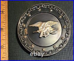 Awesome 2.5 Navy USN Chiefs Pride CPO Challenge Coin Seals FY21 Anchor Holder