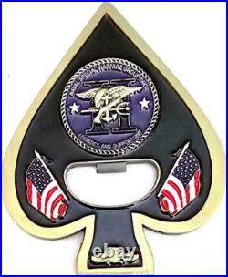 Awesome 2.5 USN Navy Chiefs Mess CPO Challenge Coin Opener NSWG-2 Seals