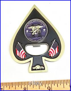 Awesome 2.5 USN Navy Chiefs Mess CPO Challenge Coin Opener NSWG-2 Seals