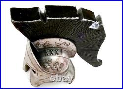 Awesome 2.5 USN Navy Chiefs Mess CPO Challenge Coin Spartan Helmet Black