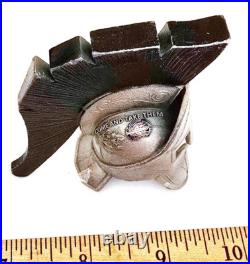 Awesome 2.5 USN Navy Chiefs Mess CPO Challenge Coin Spartan Helmet Black