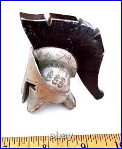 Awesome 2.5 USN Navy Chiefs Mess CPO Challenge Coin Spartan Helmet Black