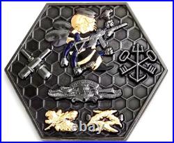 Awesome 2.5 USN Navy Seals Unit Challenge Coin Seal Team III (N4)