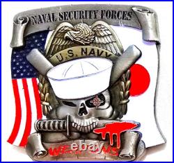 Awesome 2.5 USN Navy Security Force GM Rating Pride Challenge Coin Gunners Mate