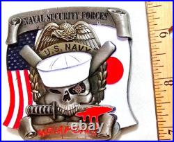 Awesome 2.5 USN Navy Security Force GM Rating Pride Challenge Coin Gunners Mate